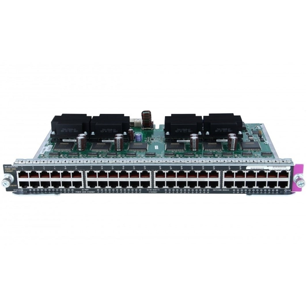 CISCO WS-X4248-RJ45V Catalyst 4500 PoE 802.3af 10/100, (Certified Refurbished)