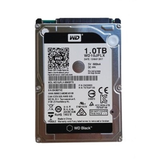 Western Digital WD10JPLX-00MBPT0 2.5" 1TB 7200RPM SATA III Hard Disk Drive (HDD), Silver (Certified Refurbished)