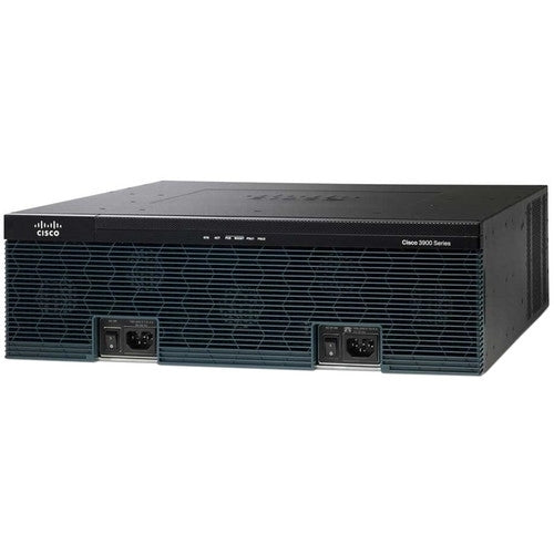 Cisco CISCO3925/K9 Wired WAN 2-Port 10/100/1000Mbps Gigabit,Black (Scratch and Dent)