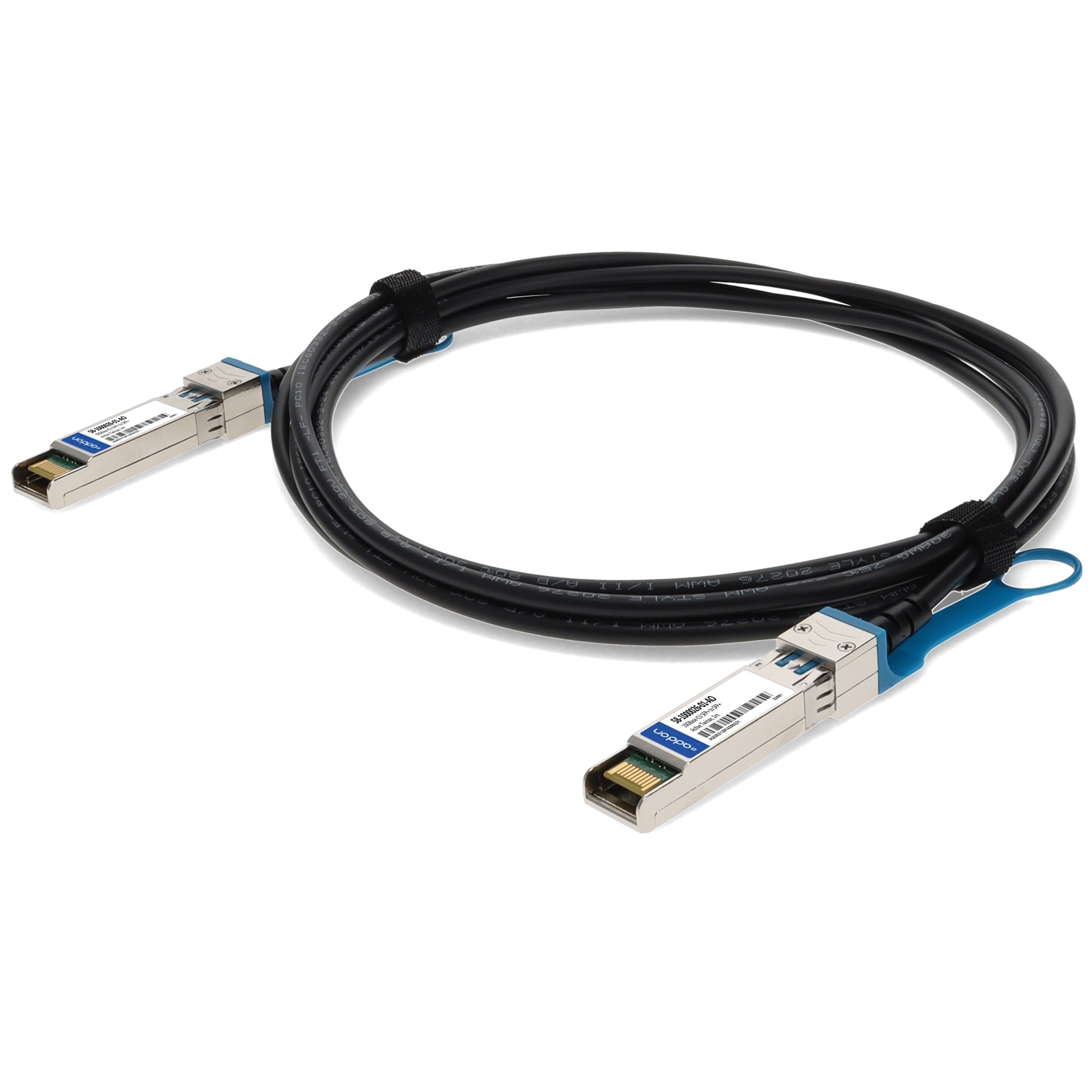 Brocade 58-1000026-01 Compatible 1m (3ft) 10G SFP+ Active DAC Cable, Black (Certified Refurbished)