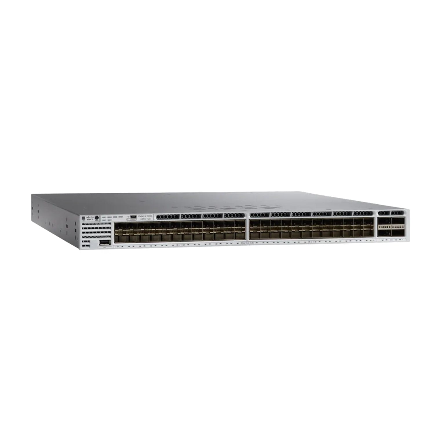 Cisco WS-C3850-48XS-S Catalyst 3850 48 Port 10G Fiber Switch IP Base Grade A (Used - Good)