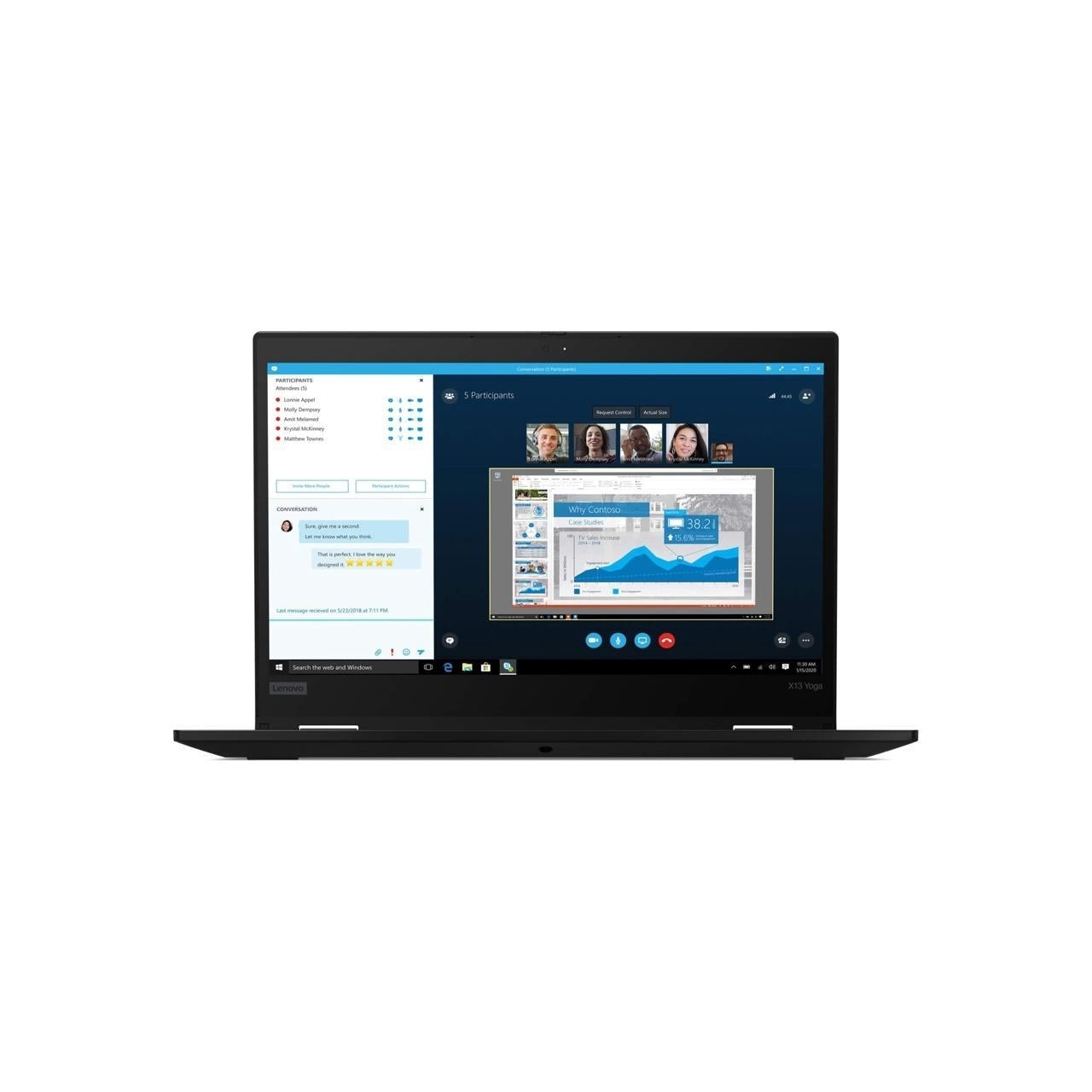 Lenovo ThinkPad X13 Yoga Gen 1 13.3" 16GB 512GB i7-10610U 1.8GHz NO OS/Chrgr Grade B (Used - Good)