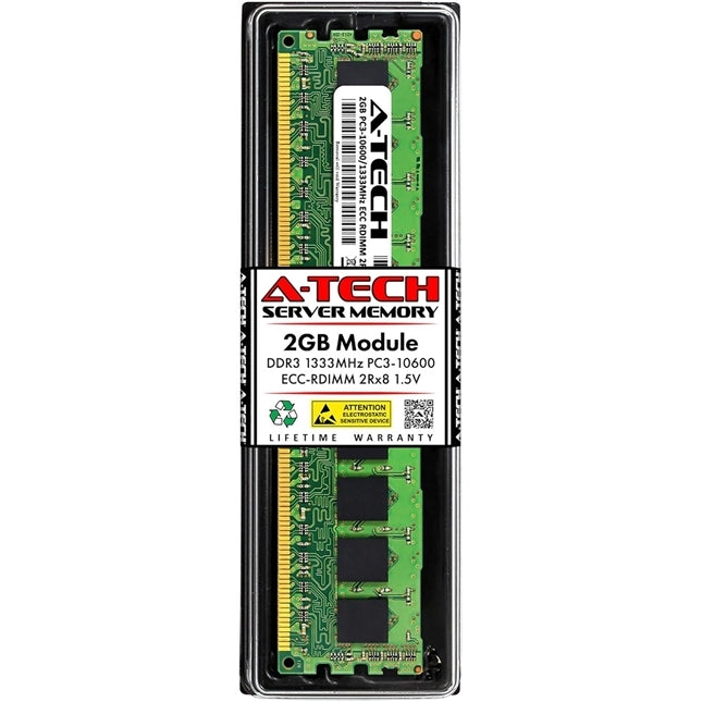 A-Tech 2GB (2 x 1GB) DDR3 1333 Server Memory Module (Certified Refurbished)