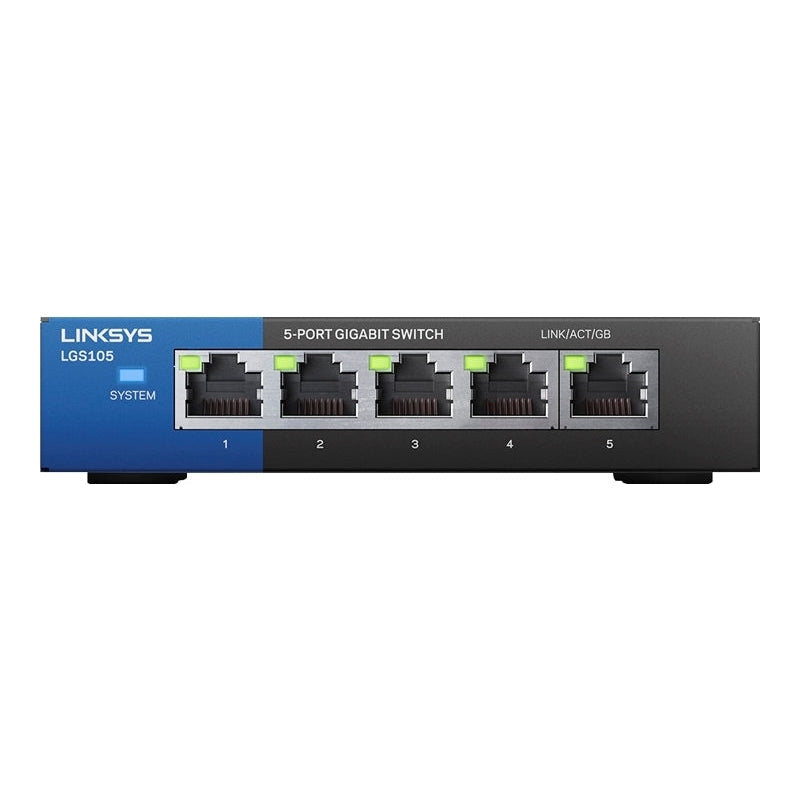 Linksys LGS105 5 port gigabit ethernet switch