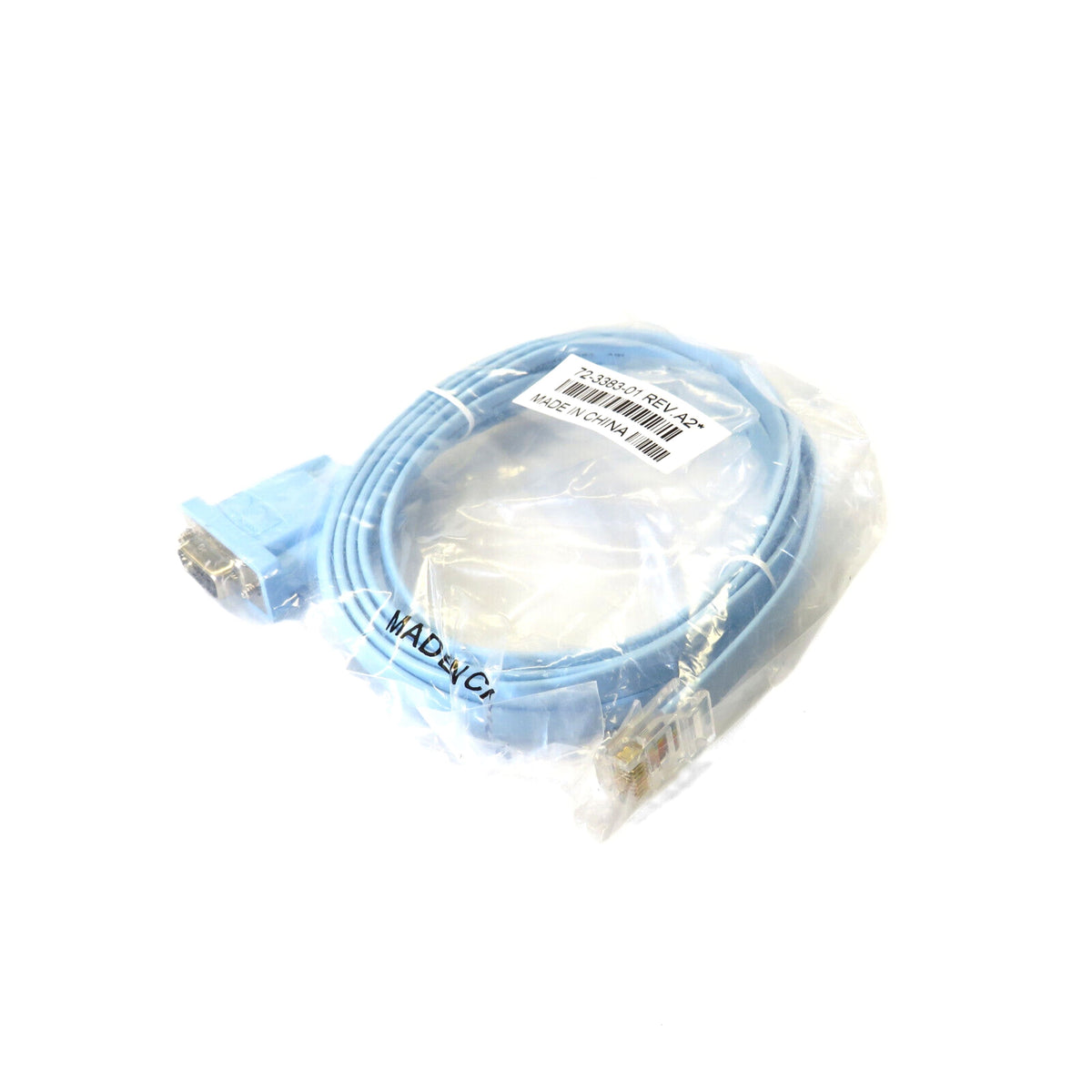 Cisco 72-3383-01 CAB-CONSOLE-RJ45 DB9 To RJ45 Blue Console Cable 6ft