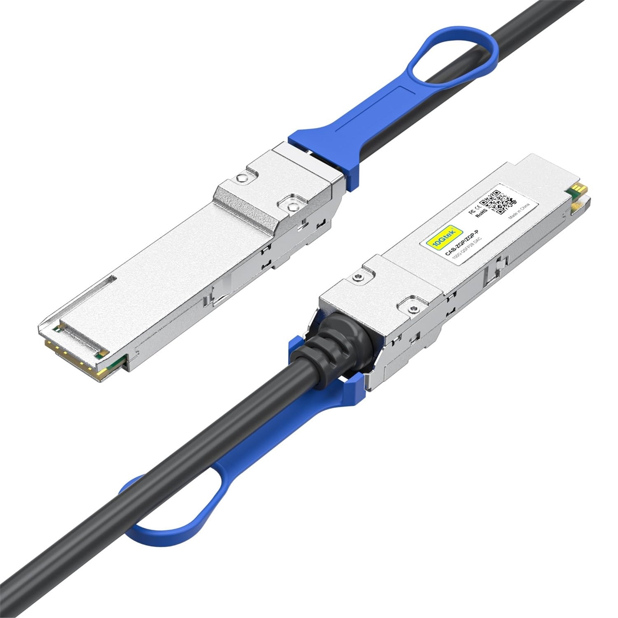 Arista CAB-Q-Q-100G-1M 100G QSFP28 Direct Attach Copper Twinax Cable (Black) (Certified Refurbished)