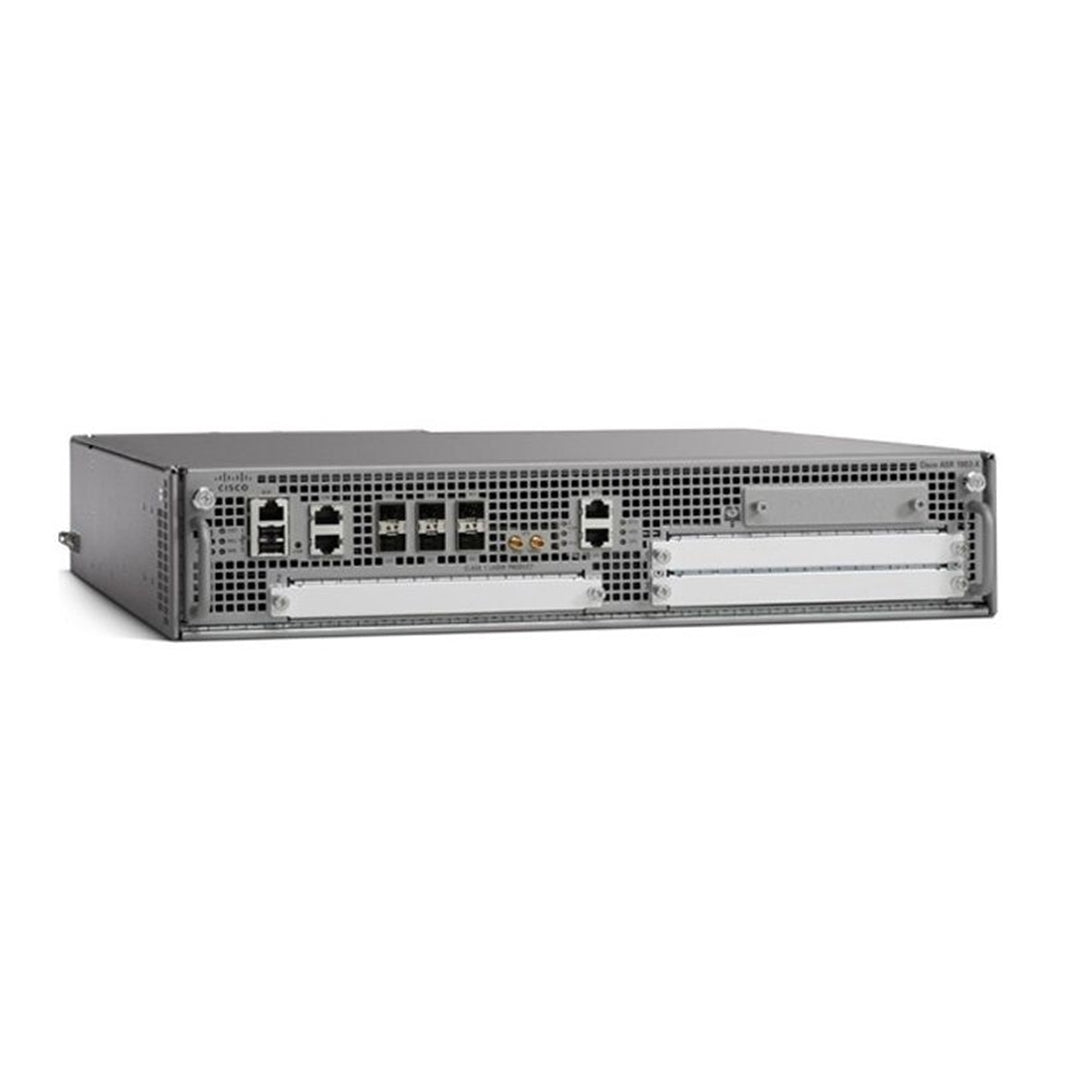 Cisco ASR1002-XUSED Wired WAN 6-Port 10/100/1000Mbps Gigabit,Grey(Refurbished)