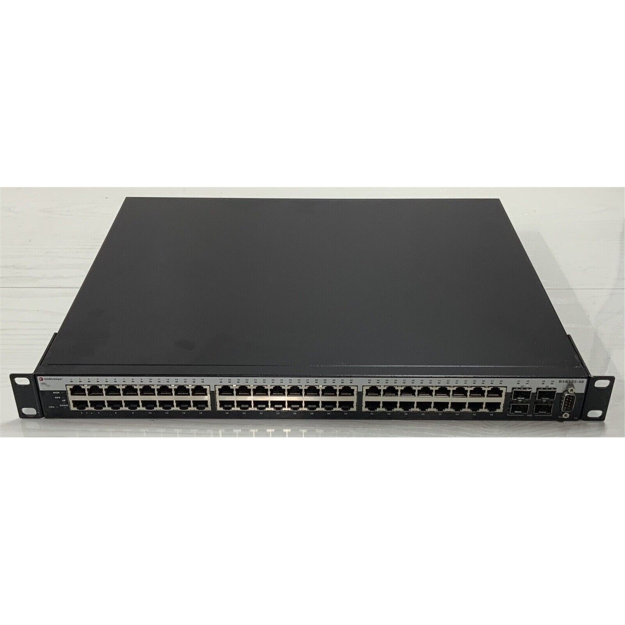 ENTERASYS C5K125-48P2 48-Port 100Mbps RJ45 1U Specialty Switch, Black (Certified Refurbished)