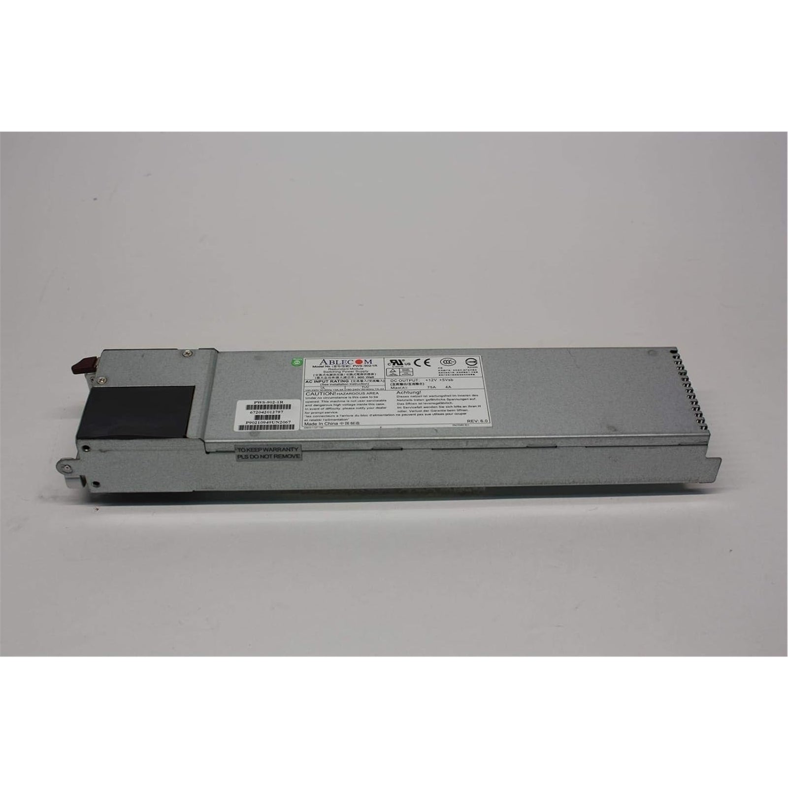 Supermicro PWS-902-1R 900W Redundant Power Supply (Certified Refurbished)