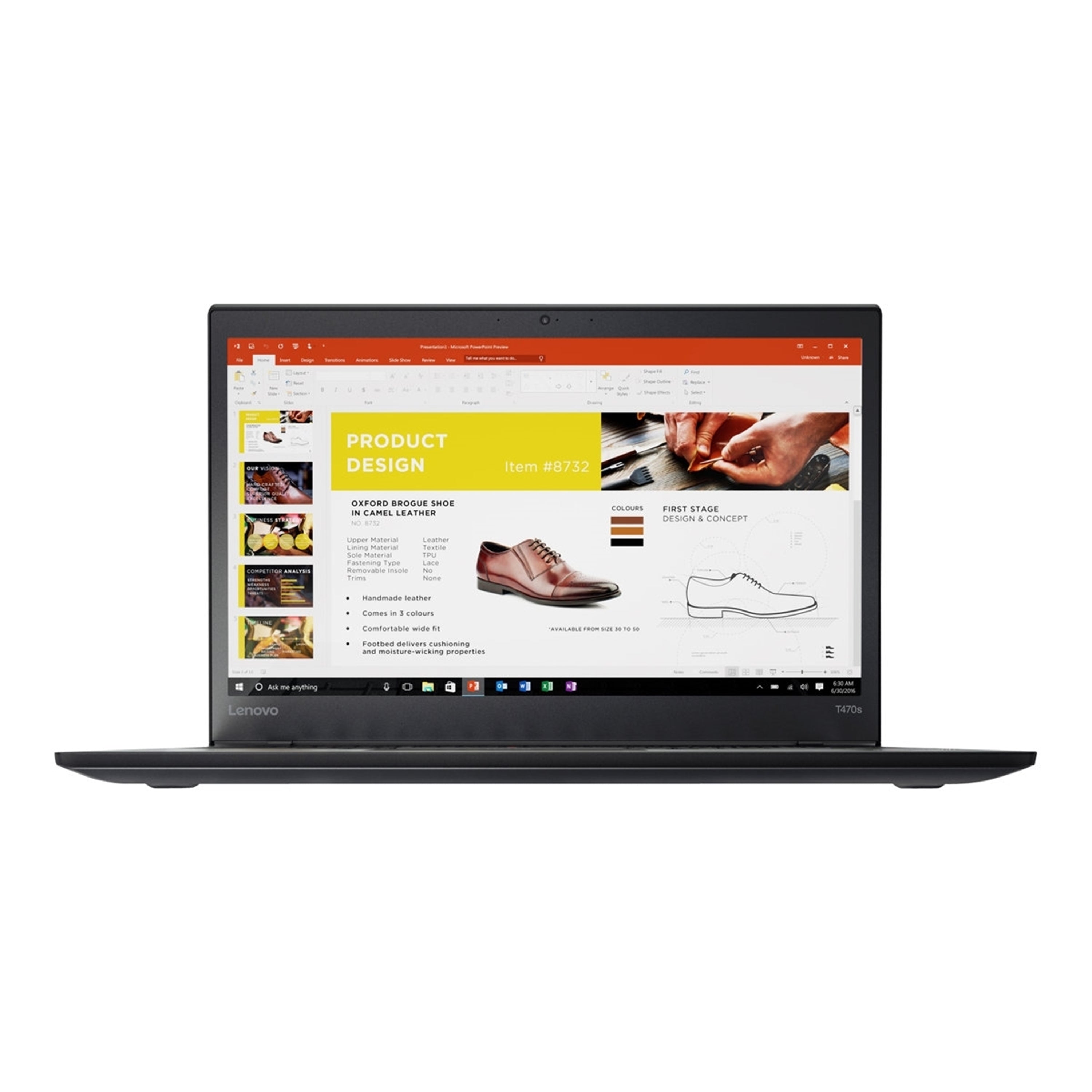 Lenovo ThinkPad T470p 14" 16GB 512GB i7-7700HQ 2.80GHz NO OS/AC, Grade A (Used - Good)