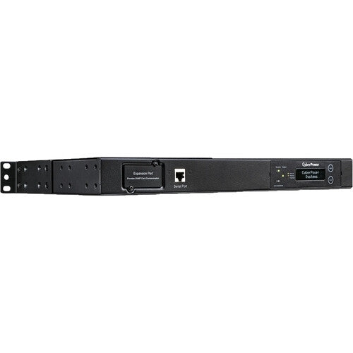 CyberPower PDU15M10AT 10-Outlet 1800W 15 ft. Cord Rackmountable Power Strip, Black (Refurbished)