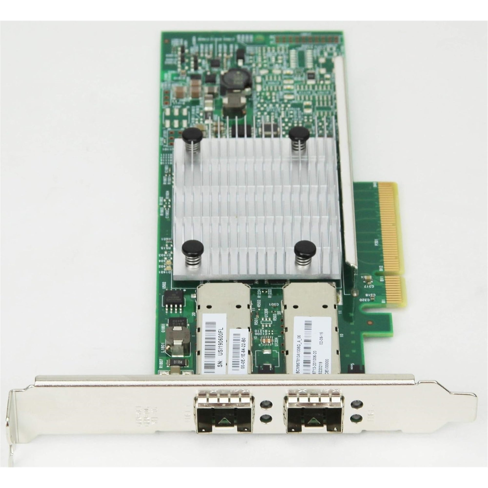Broadcom BCM957810A1006G Dual-Ports 10Gbps PCI Express x8 SFP+ HBA Card, Green (Certified Refurbished)