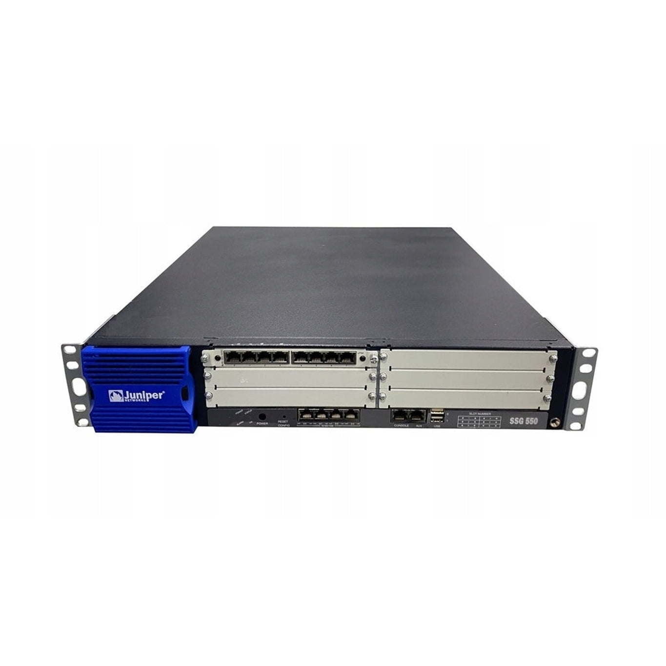 Juniper SSG-550-001 Firewall / VPN Appliance - Unlimited Users, 1000 Tunnels (Refurbished)