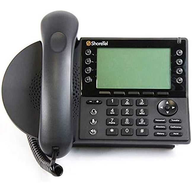SHORETEL IP480 IP Telephone - PoE IP Phone, Black (Certified Refurbished)