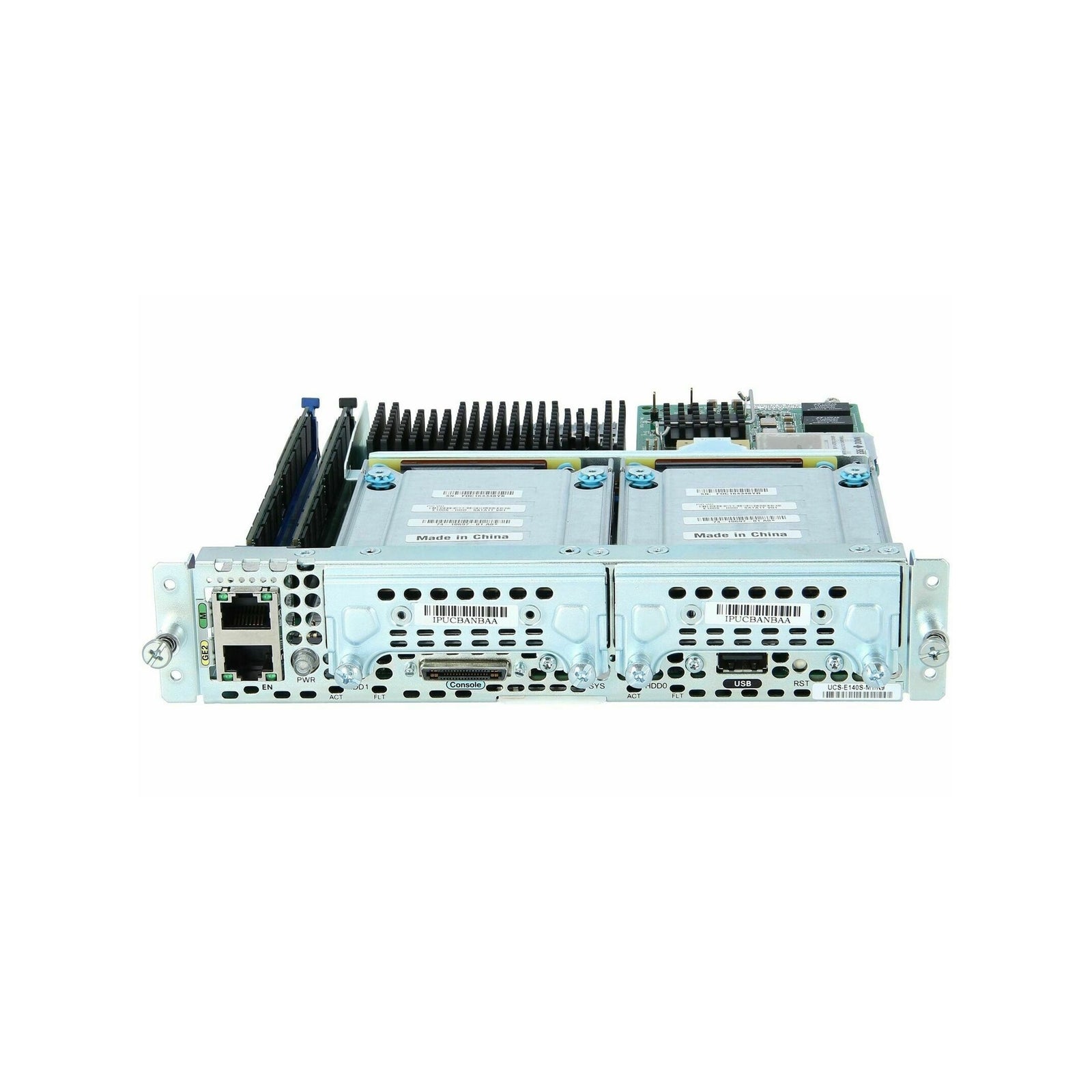 Cisco UCS-E140S-M2/K9 UCS-E,SingleWide,4Cor CPU,2x8GB SD,1x8GB UDIMM,1-2 HDD (Used - Good)