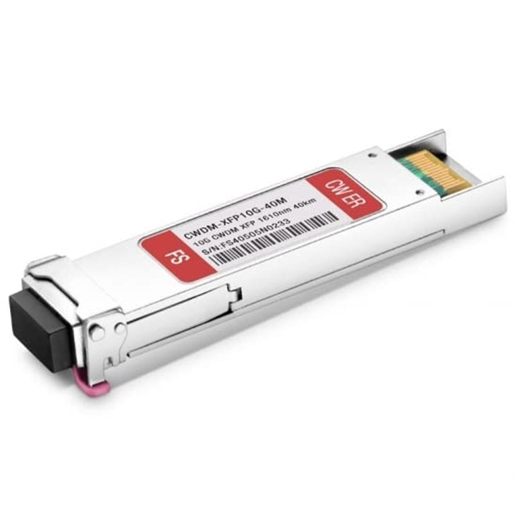 Cisco ONS-XC-10G-1610 Compatible 10G CWDM XFP 1610nm 40km DOM LC SMF Transceiver, Silver