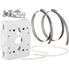 Axis Communications T91B47 Pole Mount (50-150mm), White