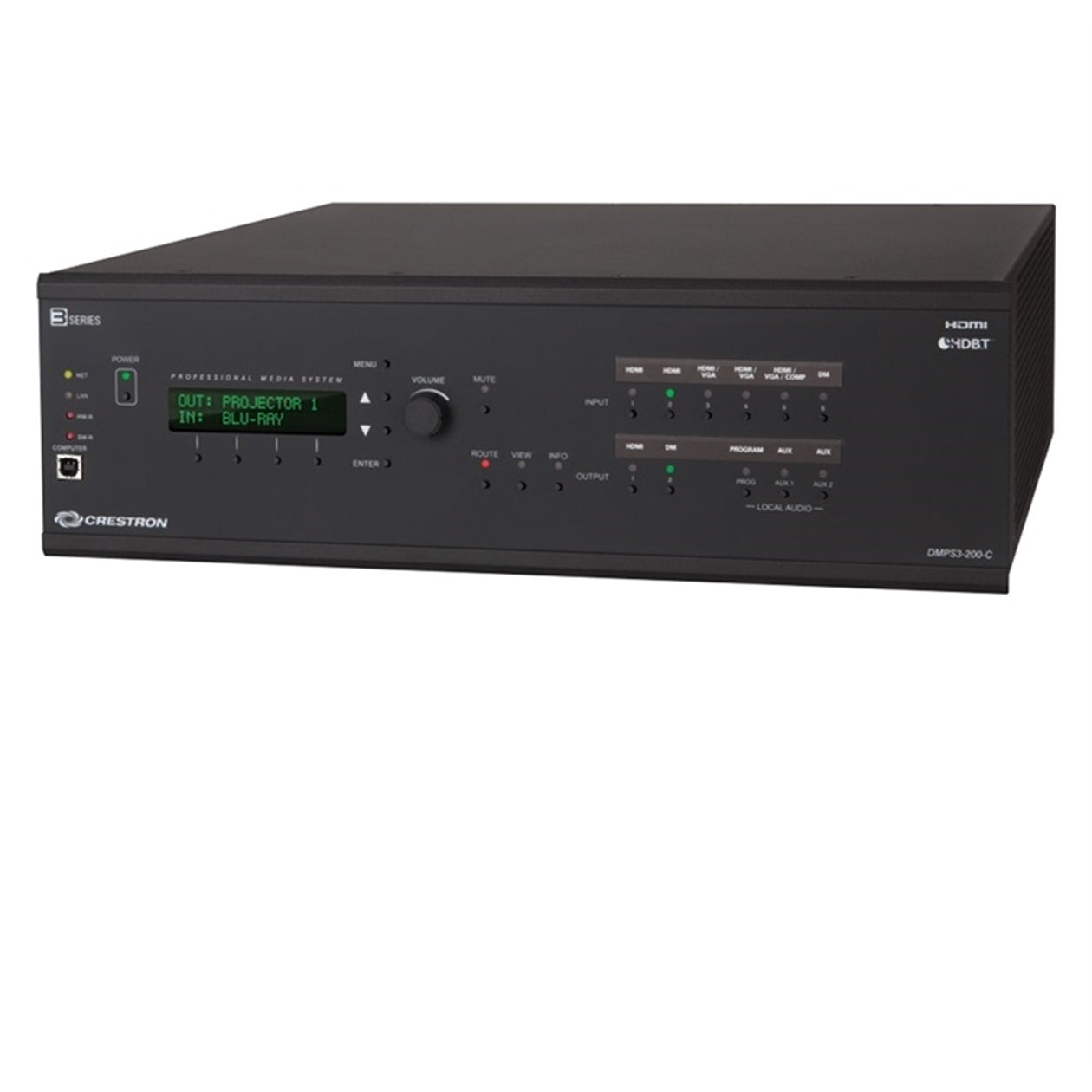 Crestron DMPS3-200-C 3Series HDMI HDBT Digital Media Presentation System (Certified Refurbished)