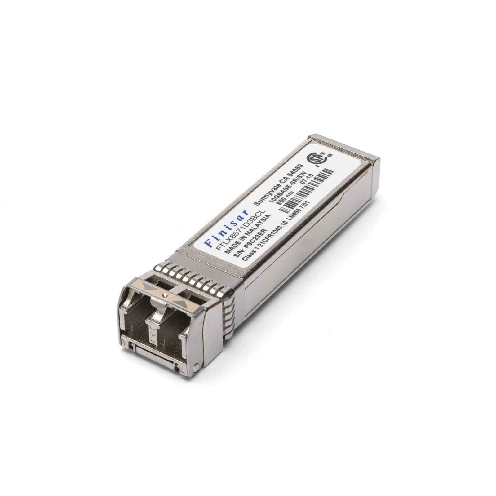 FINISAR FTLX8574D3BCL 10gb/s 850nm multimode datacom sfp+ transceiver (Certified Refurbished)