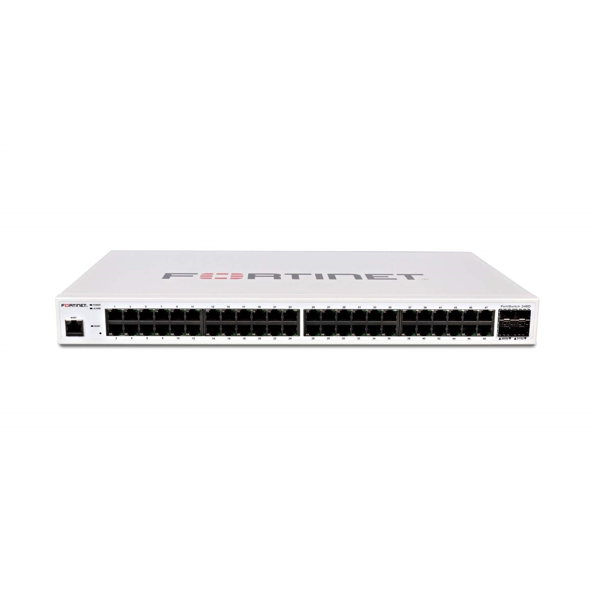 FORTINET FS-248D 52-Port 100Mbps RJ45 1U Specialty Switch, White (Cert ...