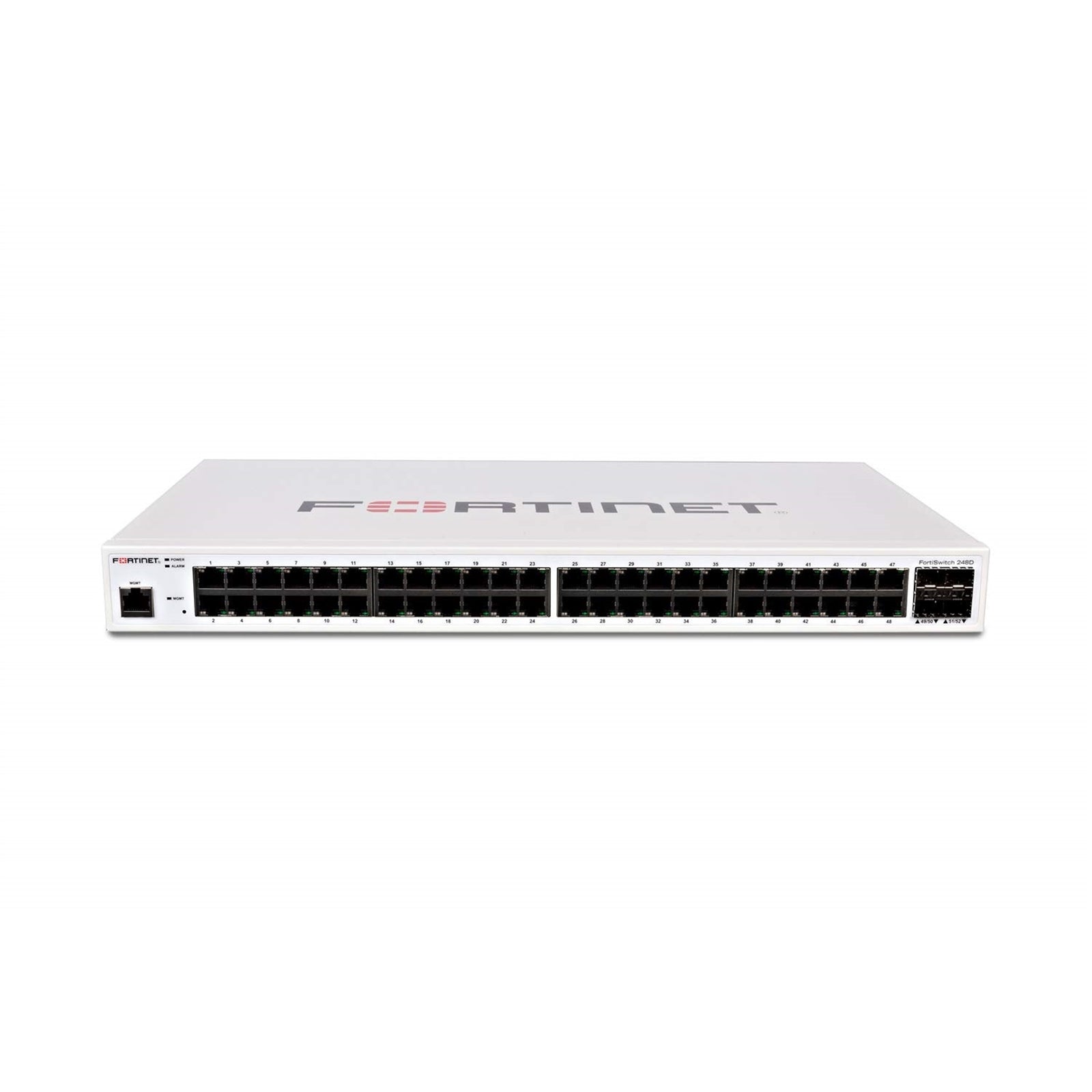 FORTINET FS-248D 52-Port 100Mbps RJ45 1U Specialty Switch, White (Certified Refurbished)