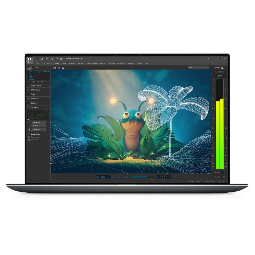 Dell Precision 5570 15.6" RTXA2000 Touch 32GB 512GB i7-12800H 2.6GHz NO OS/Chrgr (Used - Good)