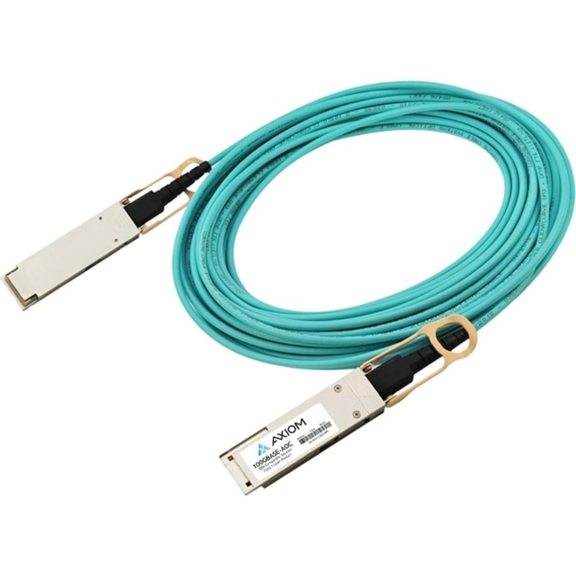 Juniper JNP-100G-AOC-3M Compatible 3m (10ft) 100G QSFP28 Active Optical Cable (New Open Box)