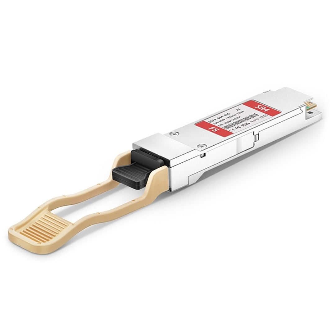 Broadcom 40G-QSFP-SR4-INT 850nm 150m DOM MPO-12/UPC MMF Optical Transceiver, Silver (New Open Box)