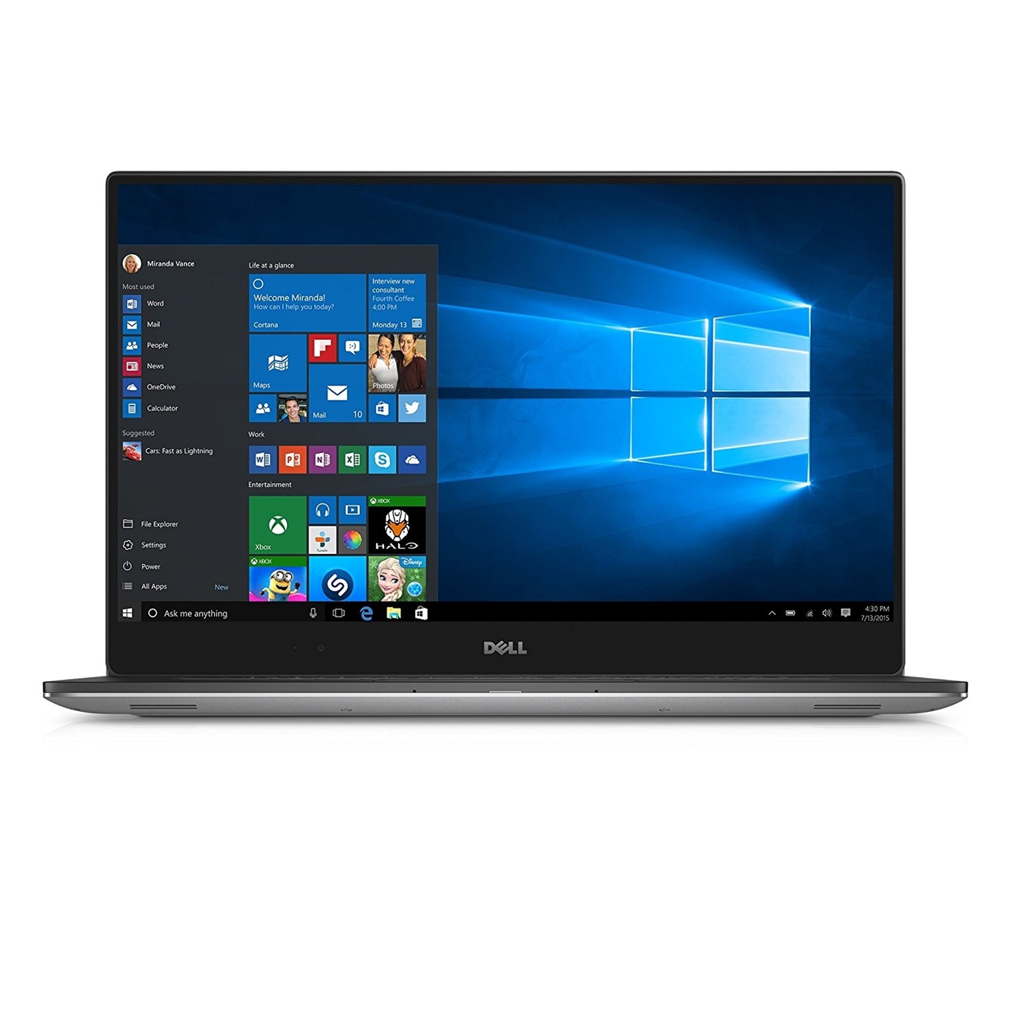 Dell XPS 15 9560 15.6" 4k Touch 32GB 512GB i7-7700HQ 2.8GHz NO OS/Chrgr Grade B (Used - Good)