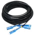 LEVITON 402-49886-DSC 15' 5 Fast-Cure SC Duplex Clip (bag of 25) Network Cable (Black) (New Open Box)