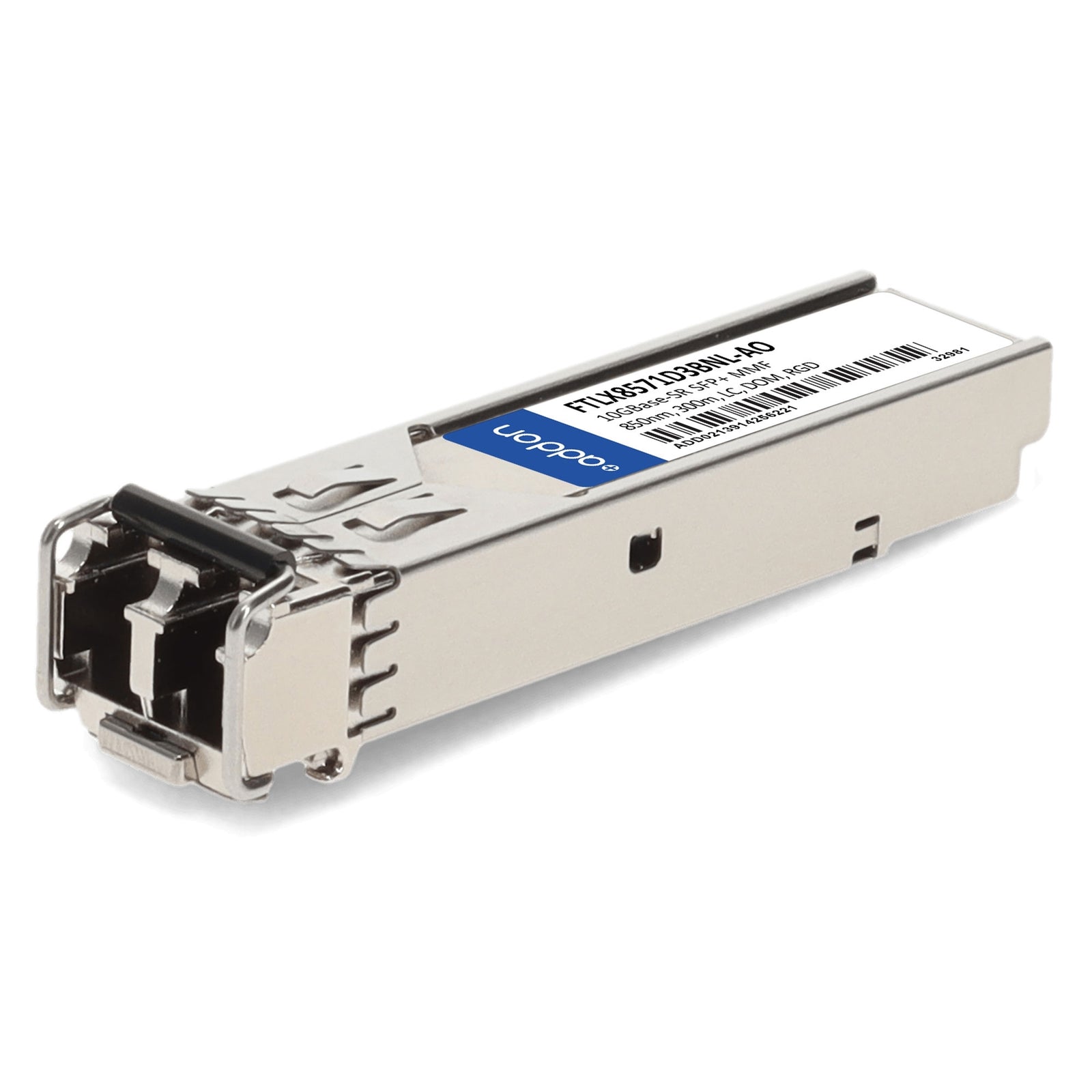 FINISAR FTLX8571D3BNL 10GBase-SR SFP+ Transceiver 850nm (Certified Refurbished)