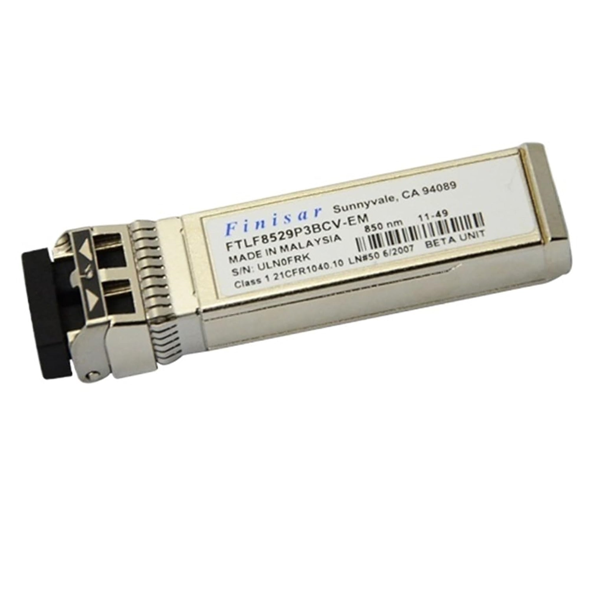 Finisar FTLF8528P3BNV-EM SFP+ 8G 850nm 150m 10G Optical Module, Silver (Certified Refurbished)