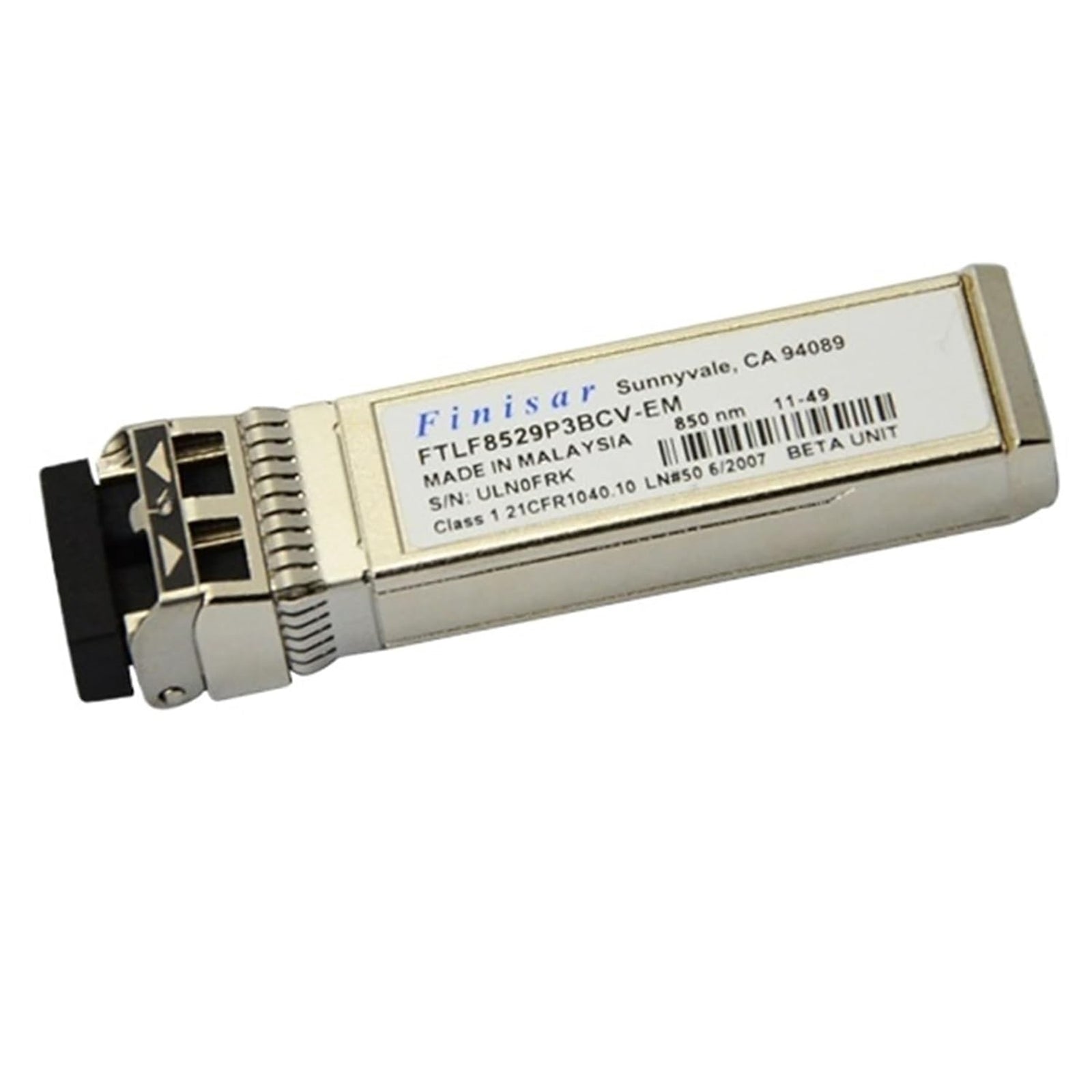 Finisar FTLF8528P3BNV-EM SFP+ 8G 850nm 150m 10G Optical Module, Silver (Certified Refurbished)
