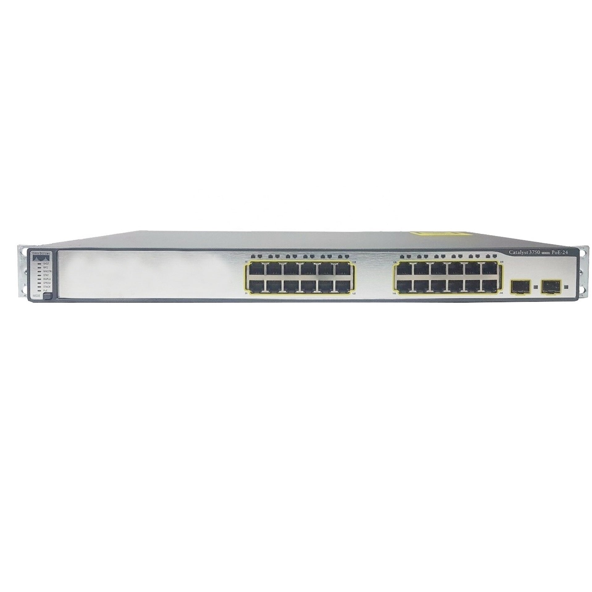 CISCO WS-C3750-24PS-E Catalyst 3750 24 10/100 PoE + 2 SFP (Refurbished)