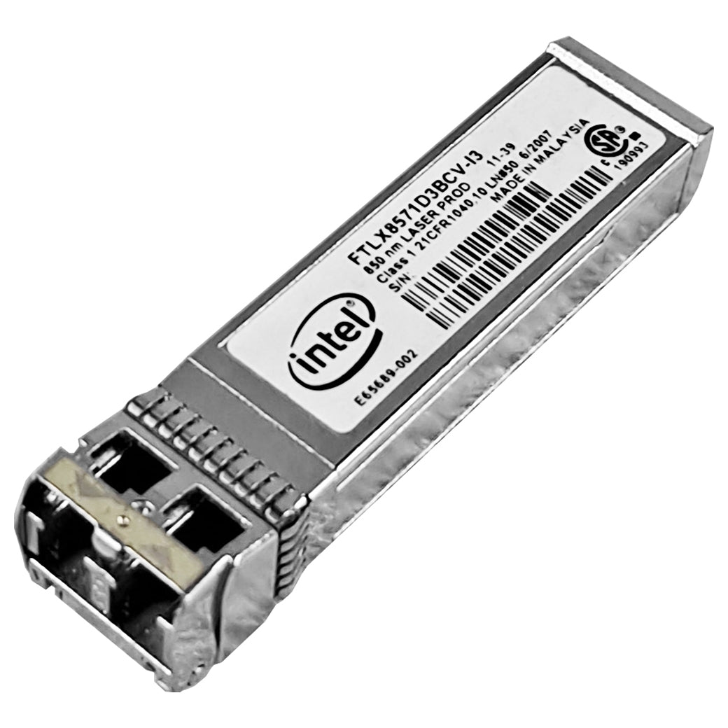 Intel FTLX8571D3BCV-I3 SFP+ Transceiver Module, Silver (Certified Refurbished)
