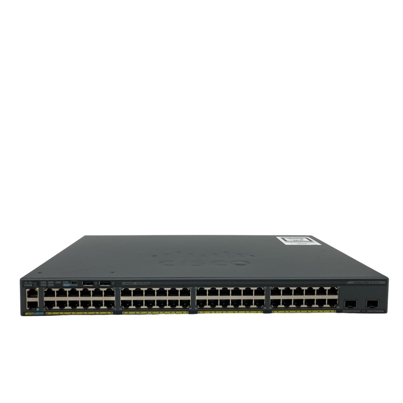 Cisco WS-C2960X-48TD-L 48-Port 100Mbps RJ45 1U Switch, Grey (Certified Refurbished)