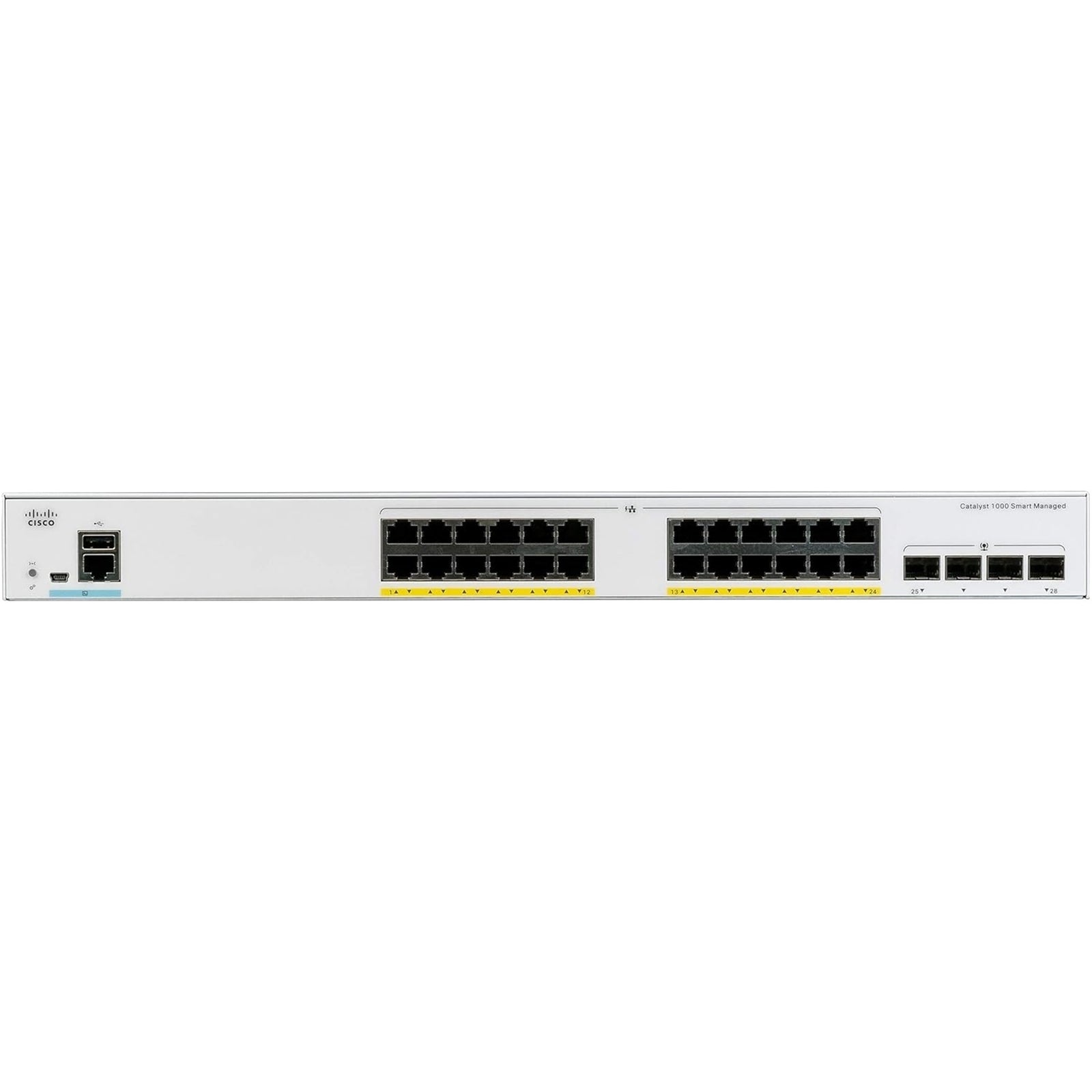Cisco C1000-24T-4G-L-RF Catalyst 1000 24port GE, 4x1G SFP uplinks (Used - Good)