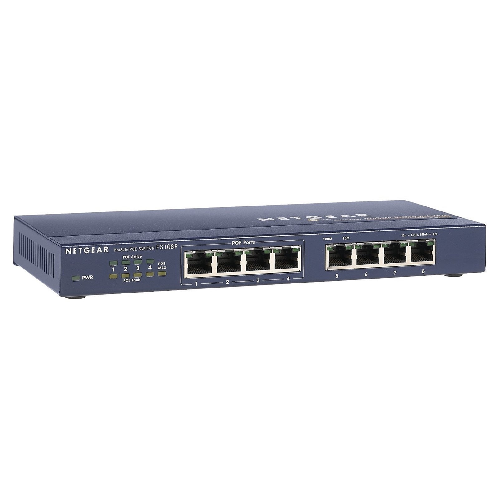 Netgear FS108PV3 8-Port AFO Network Switch (Certified Refurbished)