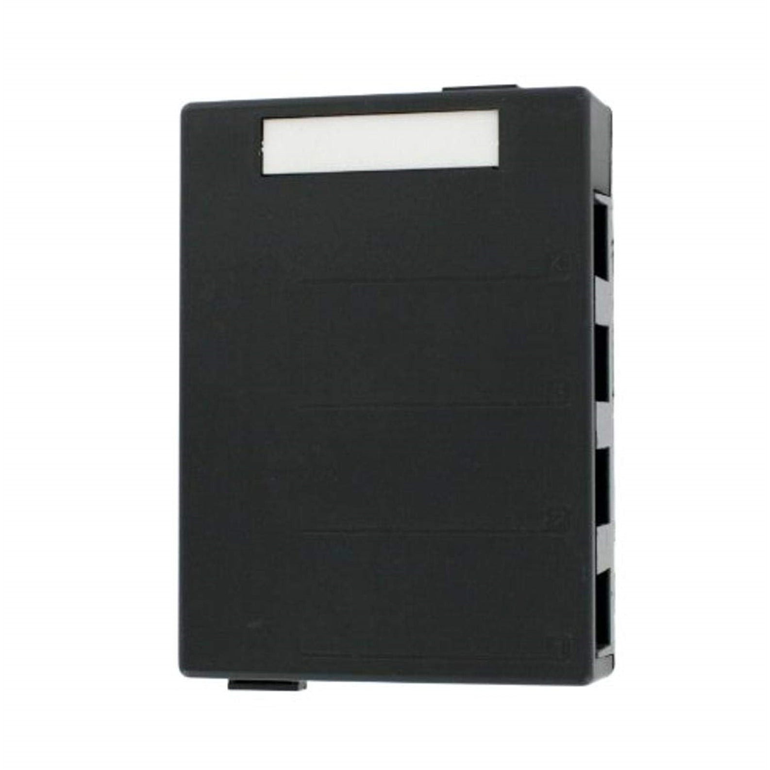 LEVITON 41089-4EP Surface-Mount QuickPort Box, 4-Port, Black