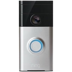 Ring 88RG000FC100 HD Video Doorbell, Wi-Fi Enabled, Satin Nickel (Refurbished)