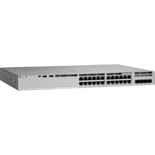 Cisco C9200L-24P-4X-E Catalyst 9200L 24P PoE+ 4x10, Network Essentials Grade A (Used - Good)