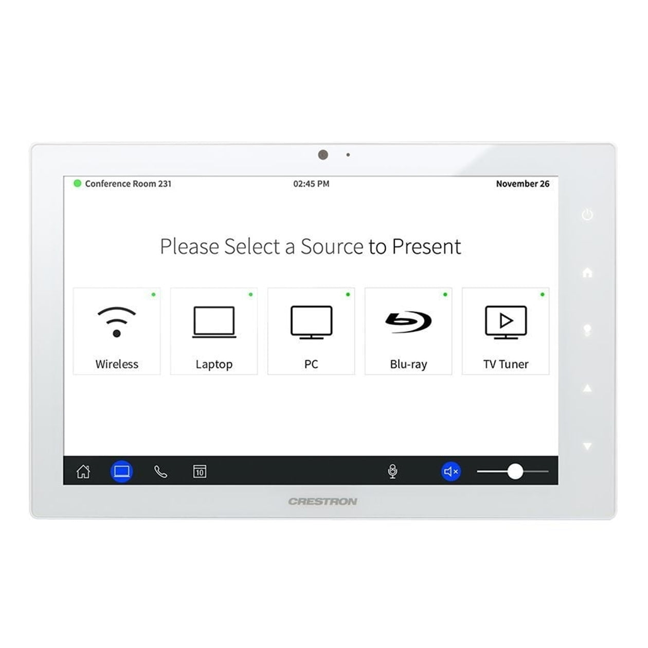CRESTRON TSW-1060-W-S 10.1" (1280x800) 5ms LCD Touch Monitor, White (Certified Refurbished)