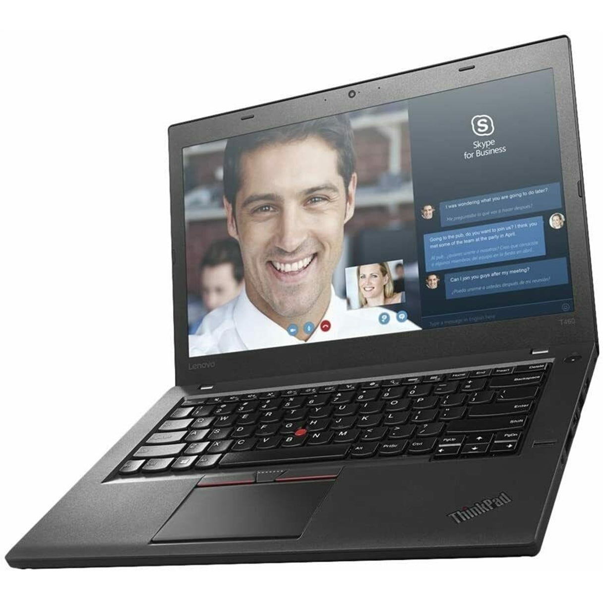 Lenovo ThinkPad T460 14" 1920 x 1080 8GB 256GB i5-6300U 2.4GHz NO OS/AC Grade B (Used - Good)