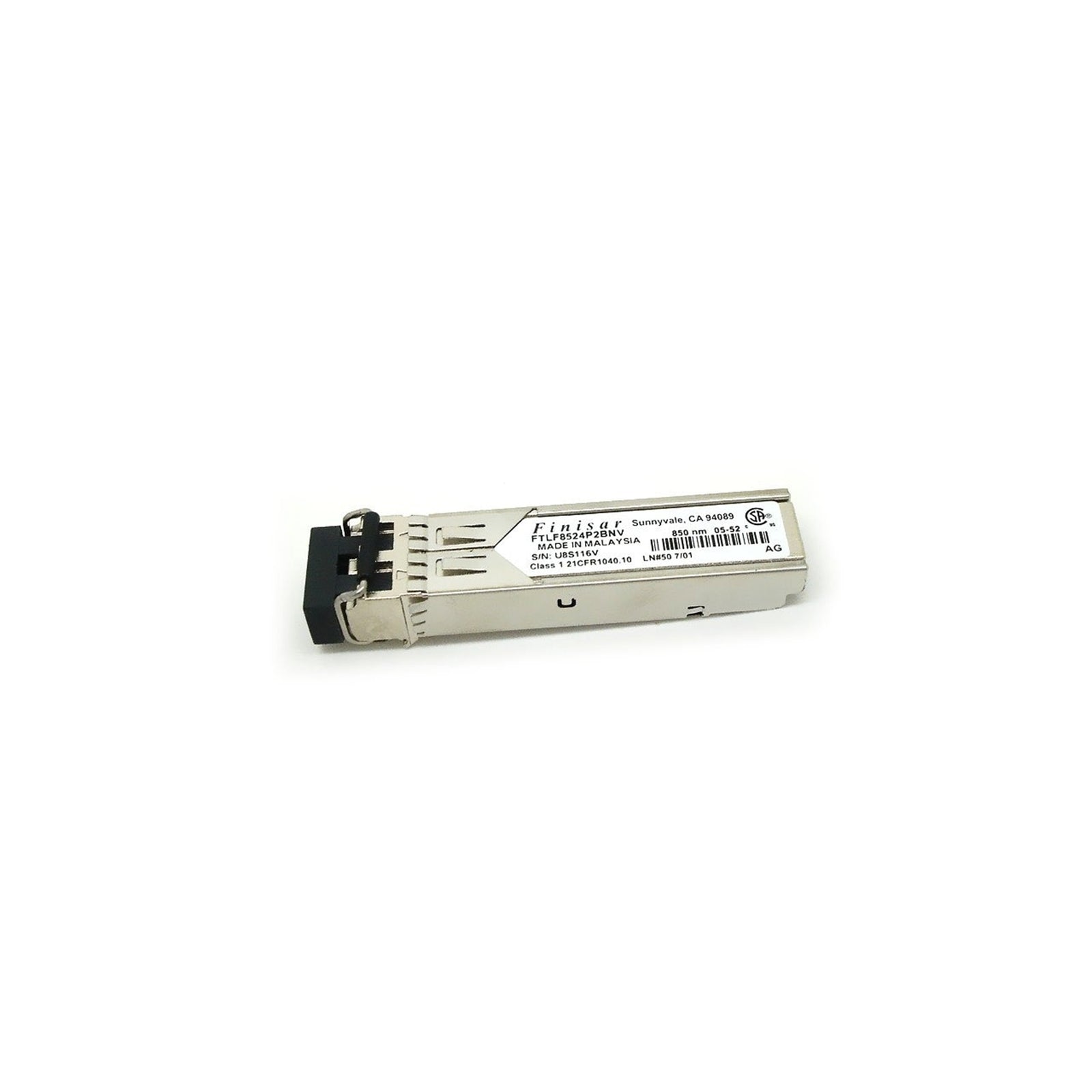 FINISAR FTLF-8524-P2BNV 4GB SFP Transceiver, Silver (Certified Refurbished)