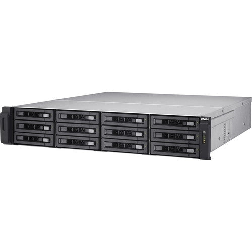 QNAP 12-Bay SAS NAS/iSCSI/IP-SAN Unified NAS Enclosure (New Open Box)
