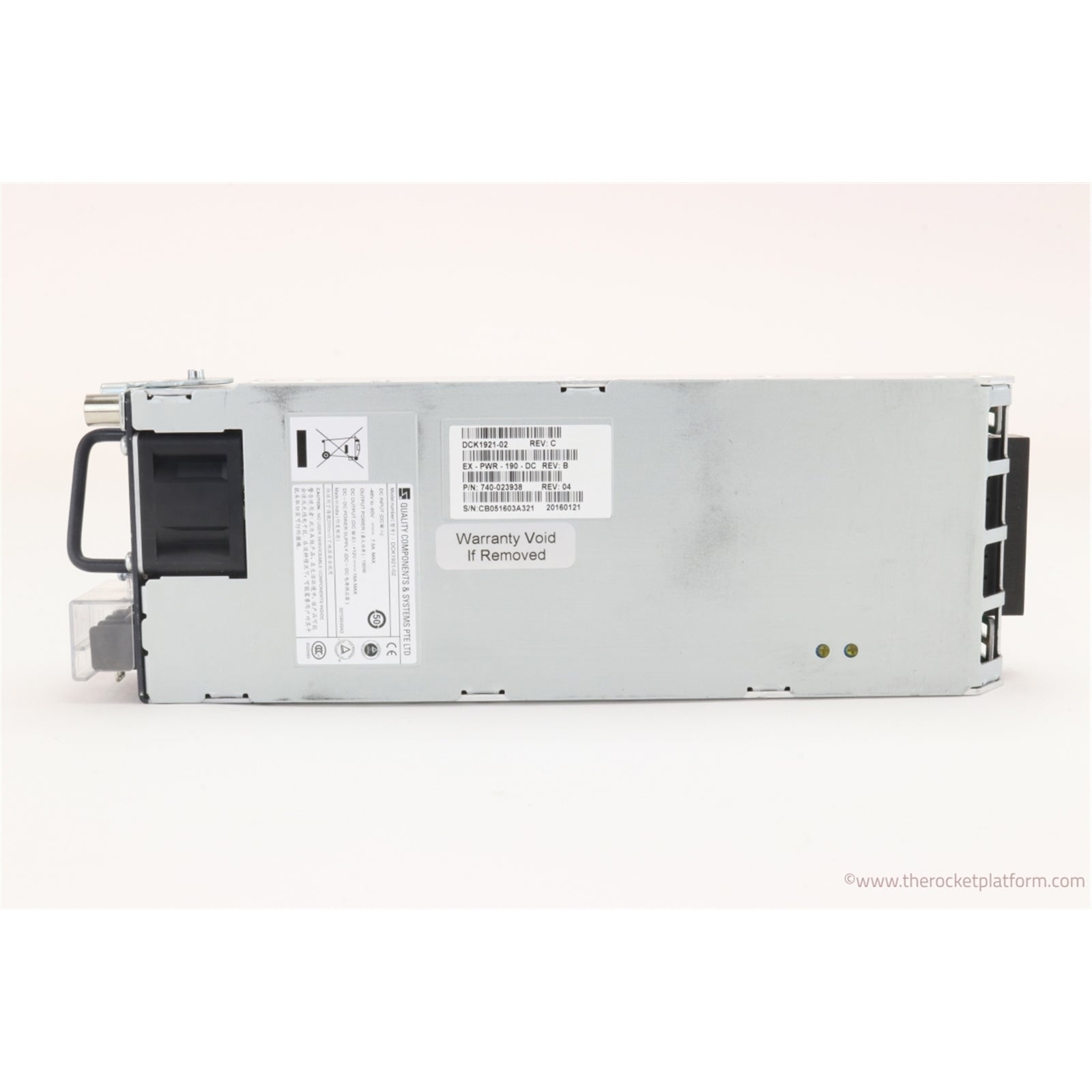 Juniper EX3200/EX4200 190 Watt DC Power Supply (Certified Refurbished)