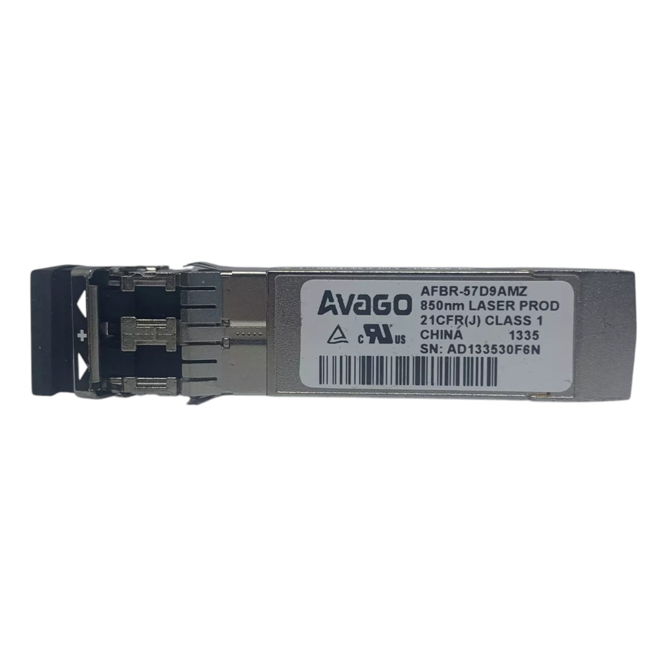 Avago AFBR-57D9AMZ-IBH 8GB SFP+ 850nm SW Transceiver, Silver (Certified Refurbished)
