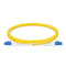 FS SM-LCU-LCU-DX-FS-5M-PVC 9/125 Single Mode Fiber Patch Cable, Yellow