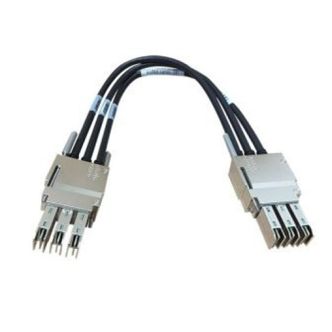 Cisco STACK-T1-50CM 2.5mm Audio Jack to 2-Prong Electrical Plug, 12 ft., Black (Certified Refurbished)