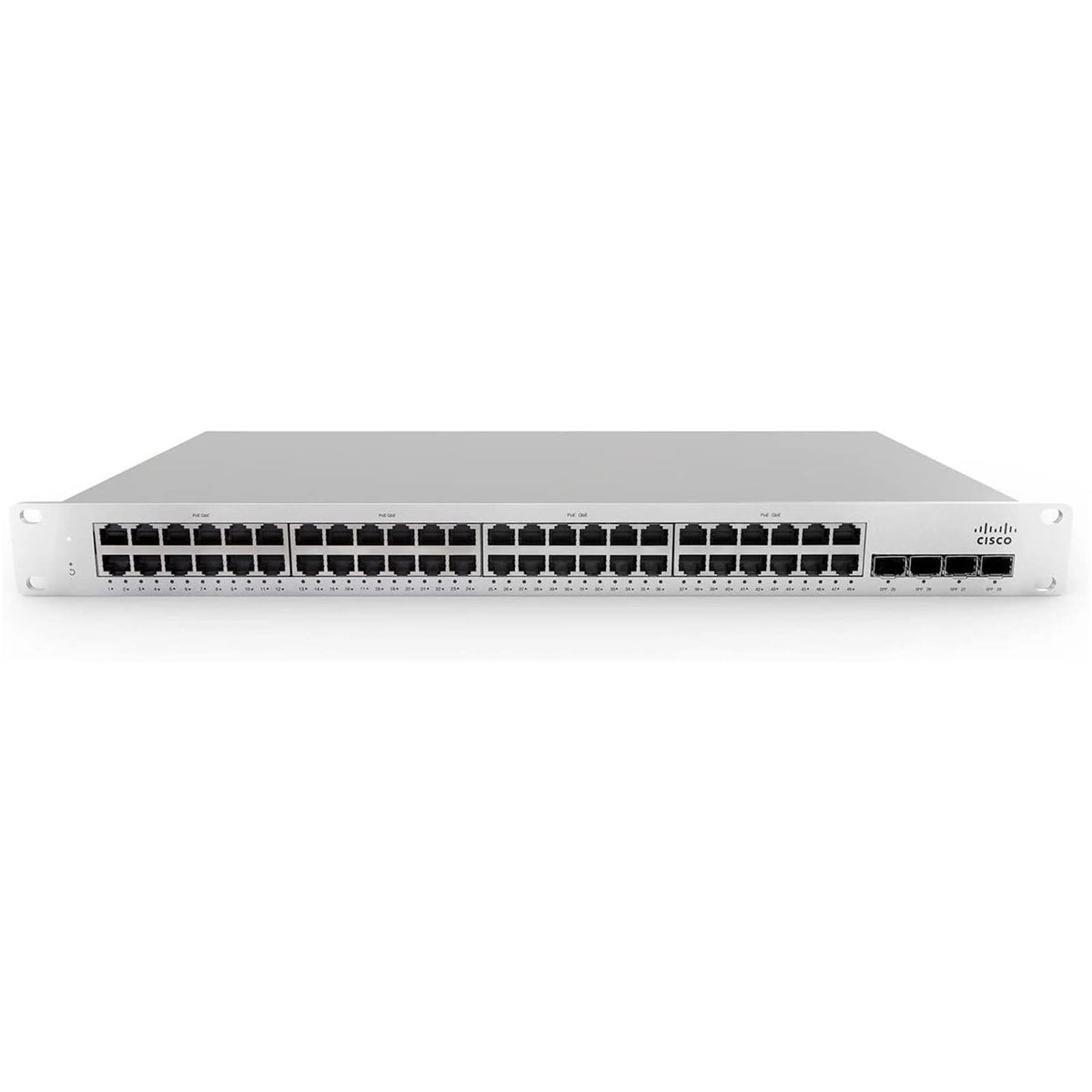 Cisco MS210-48FP-HW Meraki 1G L2 Cld-Mngd 48x GigE 740W PoE Switch Grade A (Refurbished)